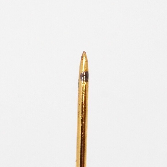 CHANEL Gold Logo Brooch - Picture 9 of 11